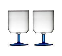 Lyngby Glas Torino wine glass 30 cl 2-pack Clear-blue