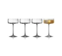 Lyngby Glas Zero champagne glass coupe 26 cl 4-pack Crystal