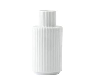 Lyngby Porcelæn Candle Holder H11 cm Lyngby Classic Simple Design, White