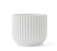 Vase, White, 13.9x13.9x11.5