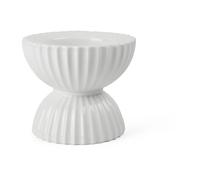 Lyngby Block Candle Holder, Porcelain, red, 3 (EU)