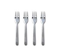 Lyngby Porcelæn - Rhombe Cake Fork 4-pack - Steel