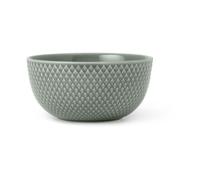 Lyngby Porcelæn Rhombe Earth Bowl Ø13 cm Moss