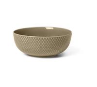 Lyngby Porcelæn Rhombe Earth Bowl Ø15.5 cm Clay