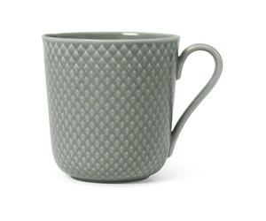 Lyngby Porcelæn Rhombe Earth mug 39 cl Moss
