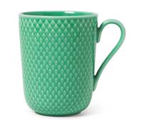 Lyngby Porcelæn Mug with Handle 33 cl Rhombe Colour Mix & Match Green