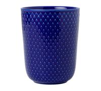 Lyngby Porcelæn Rhombe mug without handle 33 ark blue