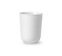 Lyngby Porcelæn Rhombe mug without handle 33 cl white