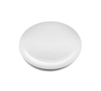 Lyngby Porcelæn Rhombe oval serving saucer 35x26,5 cm white