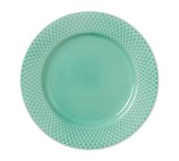 Lyngby Porcelæn Rhombe plate Ø21 cm Aqua