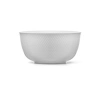 Lyngby Porcelæn Rhombe serving bowl Ø22 cm white