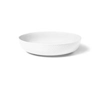 Lyngby Porcelæn Rhombe serving bowl Ø28 cm White