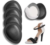 LynixTrade 4 Pcs Leather Metatarsal Pads for Women Men - Ball of Foot Cushion, High Heel Relief, Metatarsalgia Support, Callus Protection, Half Insole Design
