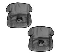 Lynmark® 2x Potty Training Car Seat Protector Cover - Waterproof Soft Piddle Pads for Toddlers and Baby Carseat - Travel-Friendly Universal Washable Liner Mat for Spills, Nappy Leaks, Accidents - Grey