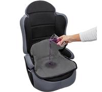 Lynmark® Potty Training Car Seat Protector Cover - Waterproof Soft Piddle Pad for Toddlers & Baby Carseat - Travel-Friendly Washable Liner Mat for Spills, Nappy Leaks, Accidents - No Buckle Hole, Grey