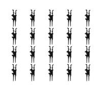 LYNMTPJ Gimme Golf Tool - Magnetic Cigar Holder for Golf Cart with Ball Marker & Divot Tool | Universal Golf Cigar Holder Clip | Beer Shotgun & Multi-Tool Accessories for Golfers(20pcs black)