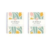 LYNMTPJ The Bible in A Year: A 52-Week Study Through Gods Word - Spiral Bible Study Guide 52-Week Women's Bible Study Plan s((A5 Size) 2pc)