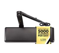 LYNN HARDWARE Extra Heavy Duty Commercial Door Closer, DC9016 Automatic Door Closer, Surface-Mounted Auto Door Closer, Size 1-6 Commercial Door Closer Heavy Duty for Heavy Traffic Areas, Dark Bronze