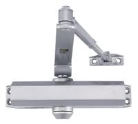 Lynn Hardware Medium Duty Commercial Door Closer - DC6003 Automatic Surface-Mounted Auto Door Closer, Size 3 for Home & Light Commercial Property, Aluminum