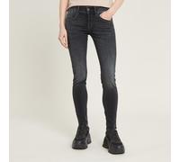 Lynn Mid Skinny Jeans - Black - Women 32-32