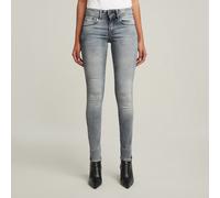 G-star Lynn Mid Waist Skinny Jeans Grey 23 / 28 Woman