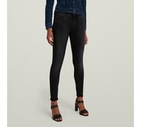G-Star RAW Womens Lynn Super Skinny Jeans - Grey Cotton - Size 23W/32L