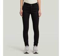 G Star Raw Womens G-Star RAW Lynn Super Skinny Jeans - Black Cotton - Size 24W/30L