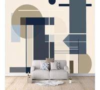LYNNB Geometry Wallpaper Mural Photo Kids Bedroom Modern Abstract Art Wall Murals for Living Room 400×280cm (WxH) Non-Woven Mural Wallpaper Home Poster Sofa TV Background Wall Decor