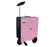 LYNNEYING 20-Inch Smart Rideable Suitcase, Electric Luggage Scooter with 250W Motor, 6.2 Miles Range, TSA Lock & USB Power Bank, ABS+PC Hardshell Carry On for Business Air Travel(Pink)