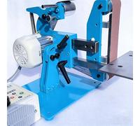 LYNNEYING Bench Sander, Vertical Horizontal Belt Sander, Grinding Polishing Machine, All-Steel Structure, 5 Belts, Stepless Speed, for Wood Metal Home Use(1100W)