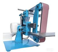 LYNNEYING Bench Sander, Workshop Belt Sander, Belts Polisher Polishing Grinding Machine, Vertical Horizontal Belt Sander, All-Steel Body, Stepless Speed, for Wood Metal(1100W)