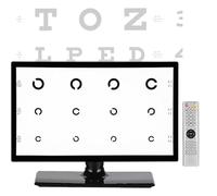 LYNNEYING Digital Optical Vision Meter with LCD Display and Remote Control, Visual Acuity Chart Digital Featuring Multiple Visual Targets and Display Methods for Professional Optometry Use(21.5in)