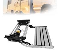 LYNNEYING Electric RV Step, RV Retractable Steps, Camper Electric Steps, 19in Footboard Length, Double Layer Option, Smart Sa-fety Features, for Travel Trailer and Motorhome Accessories(Single)