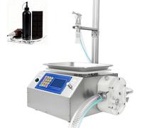 LYNNEYING Honey Filling Machine, Viscous Liquid Filler, 7L/min Speed, 20g-10kg Weighing, Digital Panel, A-nti-Leak, Food-Grade Material for Peanut Butter/Home/Commercial