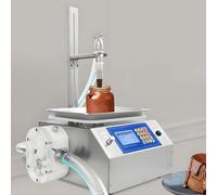 LYNNEYING Paste Filling Machine, Liquid Filling Machine, 7L/min Max Flow, 20g-10kg Capacity, Auto Weighing, A-nti-Drip, Food-Grade Material for Shampoo/Sauce/Home Workshop