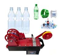 LYNNEYING Pultrusion of 3D Filaments from Plastic Bottles, 3D Printer Filament Making Machine Up to 300°C with Digital Temperature Control Converting Recycled Pet Bottles Network(Red)