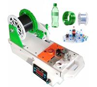 LYNNEYING Pultrusion of 3D Filaments from Plastic Bottles, 3D Printer Filament Making Machine Up to 300°C with Digital Temperature Control Converting Recycled Pet Bottles Network(Green-Orange)