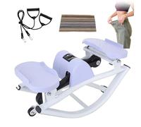 LYNNEYING Rock Stepper Side-to-Side Exercise Machine for Home Workout, Low-Impact Cardio, Fat Burning & Glute Toning, 15-Minute Fast Workout with Digital Display, A-nti-Slip Mat & Quiet Motion(Purple)