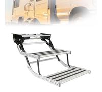 LYNNEYING RV Electric Steps, Camper Electric Steps, Electric RV Step, 12V-15V DC Power Supply, Single/Double Layer, 440lbs Capacity, for Motorhome Travel Trailer and Camper Va-ns(Double)