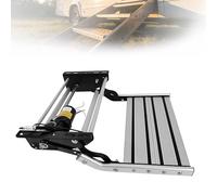 LYNNEYING RV Electric Steps, Electric RV Retractable Step, Motorhome Electric Steps, Double Layer Design, 440lbs Load Capacity, Smart Sa-fety Protections, for Travel Trailers and RVs(Single)