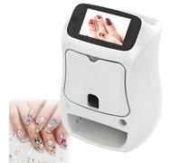 LYNNEYING Smart 3D Nail Art Printer, Portable Automatic Nail Printing Machine, 10 Seconds Color Printing, with Touch Display, Over 800 Pictures of Nail, for Beauty & Personal Care