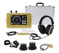 LYNNEYING Underground Pipe Leak Detector, 4 Frequency Water Leak Detector 4M, Digital Display, Noise-Canceling, Portable for Home/Commercial/Construction Pipes