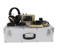 LYNNEYING Underground Pipe Leak Detector, Water Leak Locator Kit, 4 Frequency, Digital Display, Noise-Canceling, Portable for Home/Commercial/Construction Pipes