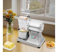 LYNNEYING Upgraded Cheese Grinder, Commercial Nut Grinder, 900W High Speed, 60kg/Hour, Wat-erproof Switch, Stainless Steel, for Peanuts/Chocolate/Hard Veggies/Pizzerias