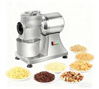 LYNNEYING Upgraded Cheese Shredder, Commercial Food Grinder, 900W Pure Copper, 60kg/Hour, Non-Slip Feet, Saf-ety Shield, for Almonds/Cheese/Bread/Pizzerias