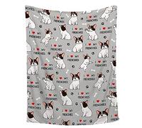 Lynnezilla French Bulldog Blanket - French Bulldog Gifts for Dog Lovers - Frenchie Decor for Couch Sofa Bed for All Seasons - Gifts for Frenchie Lovers - 40"x50" Frenchie Lover Gift for Boys Girls