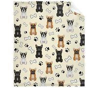 Lynnezilla French Bulldog Throw Blanket - Ultra Soft Plush Flannel Blanket,Warm Cozy Bed Quilt Home Decor for Couch Sofa Bed All Season,60"x50" for Teens