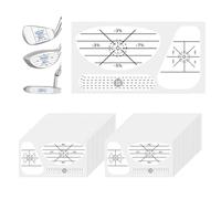 LYNROW 300pcs Golf Impact Tape,Self-Teaching Sweet Spot and Shot Consistency Analysis, Golf Club Face Stickers for Woods Irons and Putters,golf driver, Improve Swing Accuracy & Distance