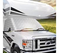 LynsaTac RV Windshield Cover - Waterproof, Polyester, Class C Ford E450 1997-2024 Motorhome Protection