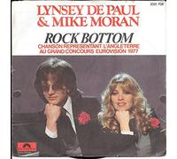 Lynsey de Paul - Rock bottom (Eurovision 1977, & Mike Moran) / Vinyl single [Vinyl-Single 7'']